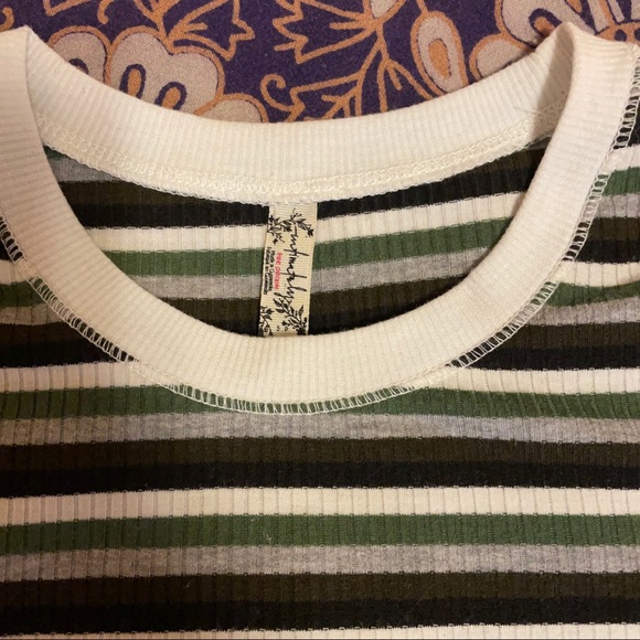 FREE PEOPLE STRIPED THERMAL - Picture 2 of 3